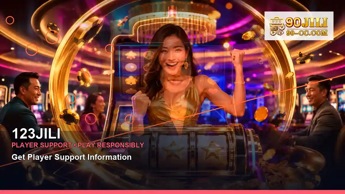 123JILI reels casino bonus games featuring an adult Filipina casino host with a centered composition